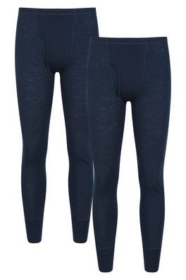 Mens Merino Pants Multipack - Navy