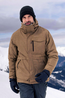 Comet II Mens Waterproof Ski Jacket - Tan