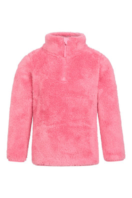 Teddy Kids Half-Zip Fleece - Pink