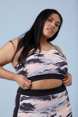 Vinyasa Womens Light Support Bra - Blush