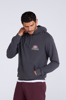 River Mens Hoodie - Alloy Grey