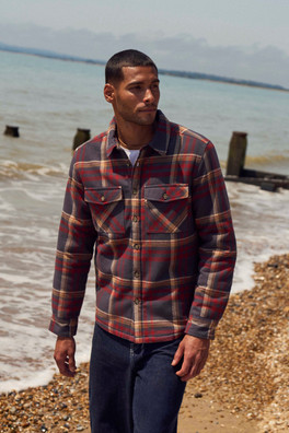 Tide Mens Shirt - Berry