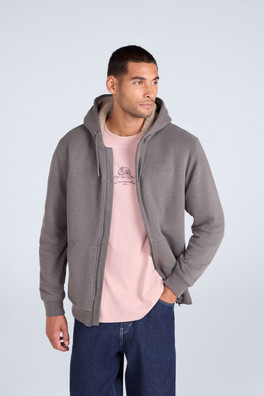 Samuel Mens Hoodie - Dark Khaki