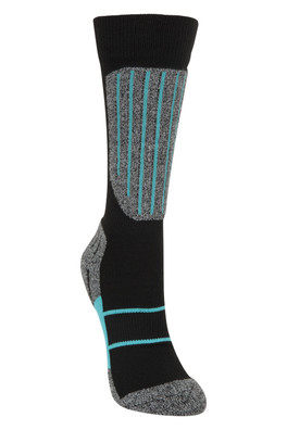 Pop IsoCool Kids Knee Length Ski Socks - Light Blue