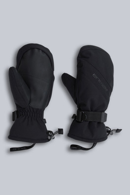 Track Womens Snow Mittens - Jet Black