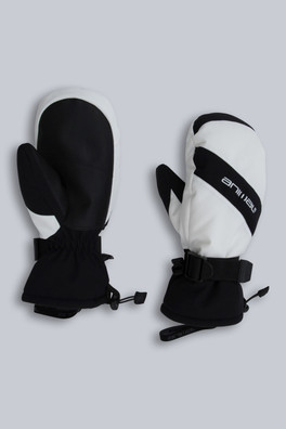 Track Womens Snow Mittens - Monochrome