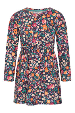 Blossom Kids Frill Waist Dress - Flower