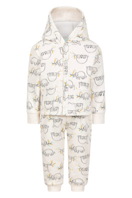 Baby Cosy Popper Set - White