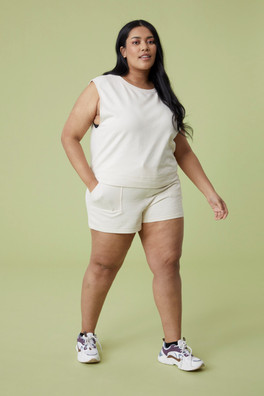 Lunar Womens Oversized Vest - Cream