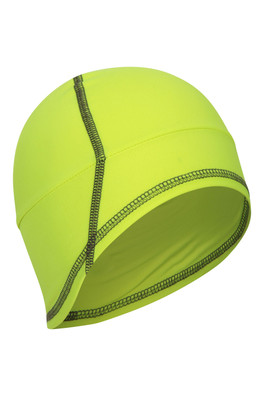 Mens Stretch Running Beanie - Lime