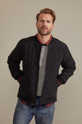 Pembroke Mens Quilted Jacket - Black