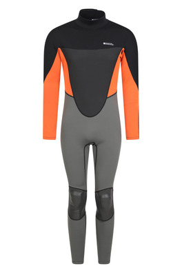 Atlantic 3/2 mm Mens Full Wetsuit - Black