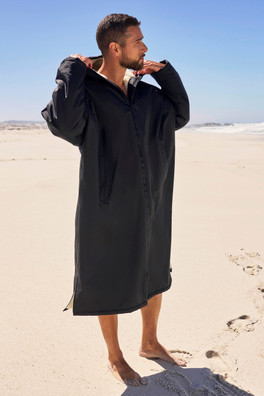 Tidal Mens Waterproof Changing Robe - Black