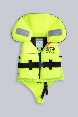 Split Front Kids Lifejacket - Bright Yellow
