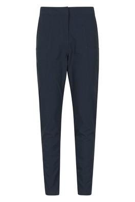 Kesugi Womens Slim Stretch Trousers - Short Length - Navy