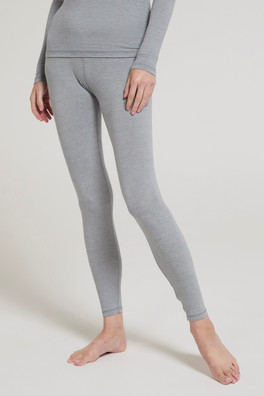 Keep The Heat Womens Baselayer Pants - Light Grey