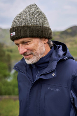 Thinsulate Mens Knitted Beanie - Khaki