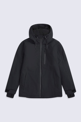 Laxx Mens Logo Waterproof Snow Jacket - Black