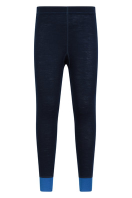 Merino Kids II Baselayer Pants - Blue