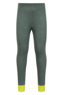 Merino Kids II Baselayer Pants - Khaki