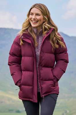 Snow Womens Padded Jacket - Burgundy