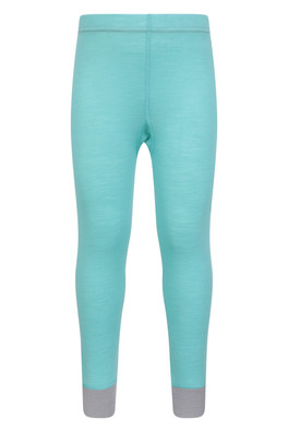 Merino Kids II Baselayer Pants - Mint