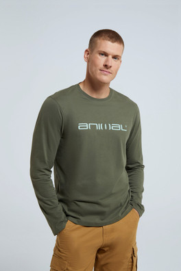 Classico Mens Long Sleeve Tee - Khaki