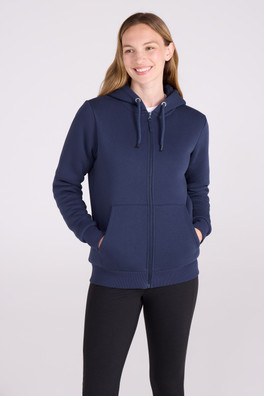 Dalton Womens Sherpa Lined Hoodie - Navy