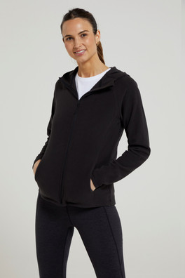 Camber Womens Hooded Fleece - Black