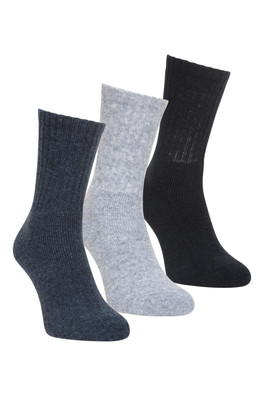 Outdoor Merino Walking Socks – 3 Pack - Navy