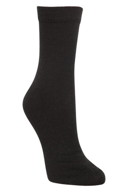 Merino Womens Quarter Length Socks - Black