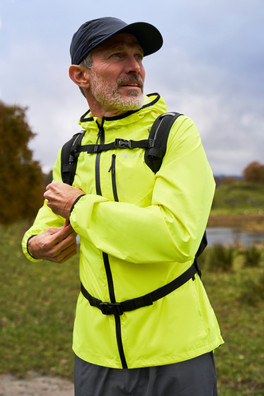 Cadence Mens Waterproof Active Jacket - Bright Yellow