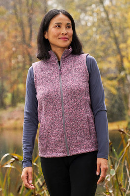 Idris Womens Gilet - Pink
