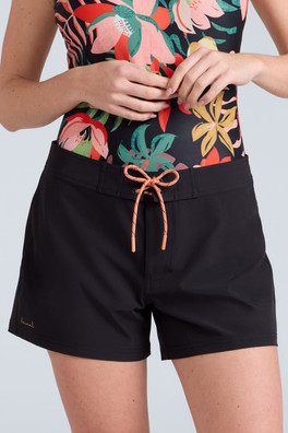 Aurora Womens Mini Boardshorts - Black