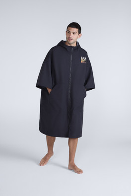 Misty Mens Fleece Lined Parka - Jet Black