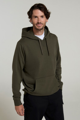 Dorset Mens Plain Hoodie - Khaki