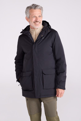 Ranger Mens Padded Parka - Black