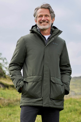Ranger Mens Padded Parka - Khaki