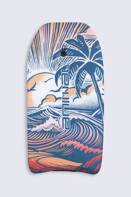 Printed Body Board - Orange