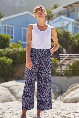 Fowey Womens Lightweight Trouser - Navy