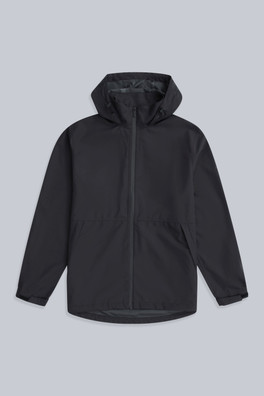 Pace Mens Waterproof Packable Jacket - Black