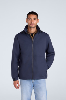 Pace Mens Waterproof Packable Jacket - Navy