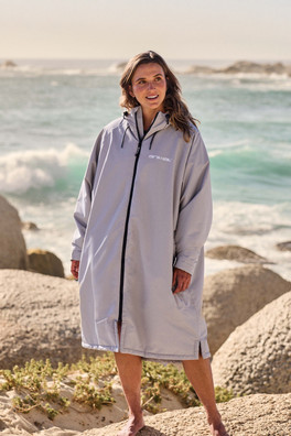 Hazey Womens Waterproof Beach Parka - Light Beige