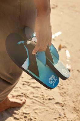 Jekyl Mens Flip-Flops - Blue