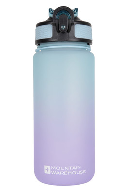 Push-Lid Ombre Bottle - 600ml - Blue