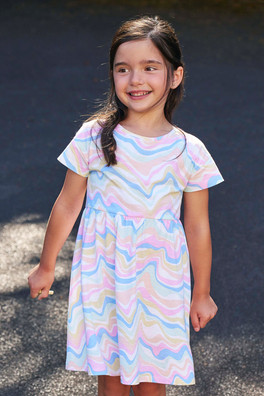 Mountain Essentials Kids Lora Printed Dress - Light Purple