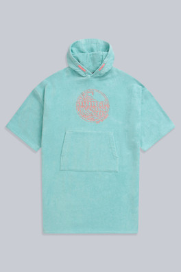 Gill Kids Towelling Poncho - Turquoise