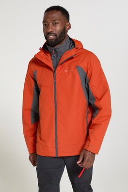Mist Mens Extreme Waterproof 3 in 1 Jacket - Orange