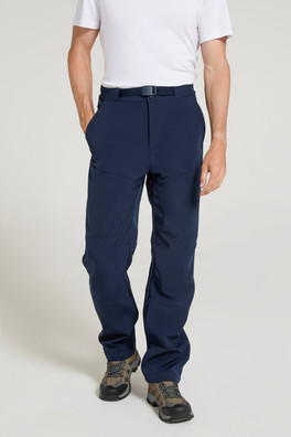 Rockcliffe Mens Softshell Hiking Trousers - Navy