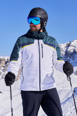 Leo Mens Extreme Waterproof Ski Jacket - Dark Teal